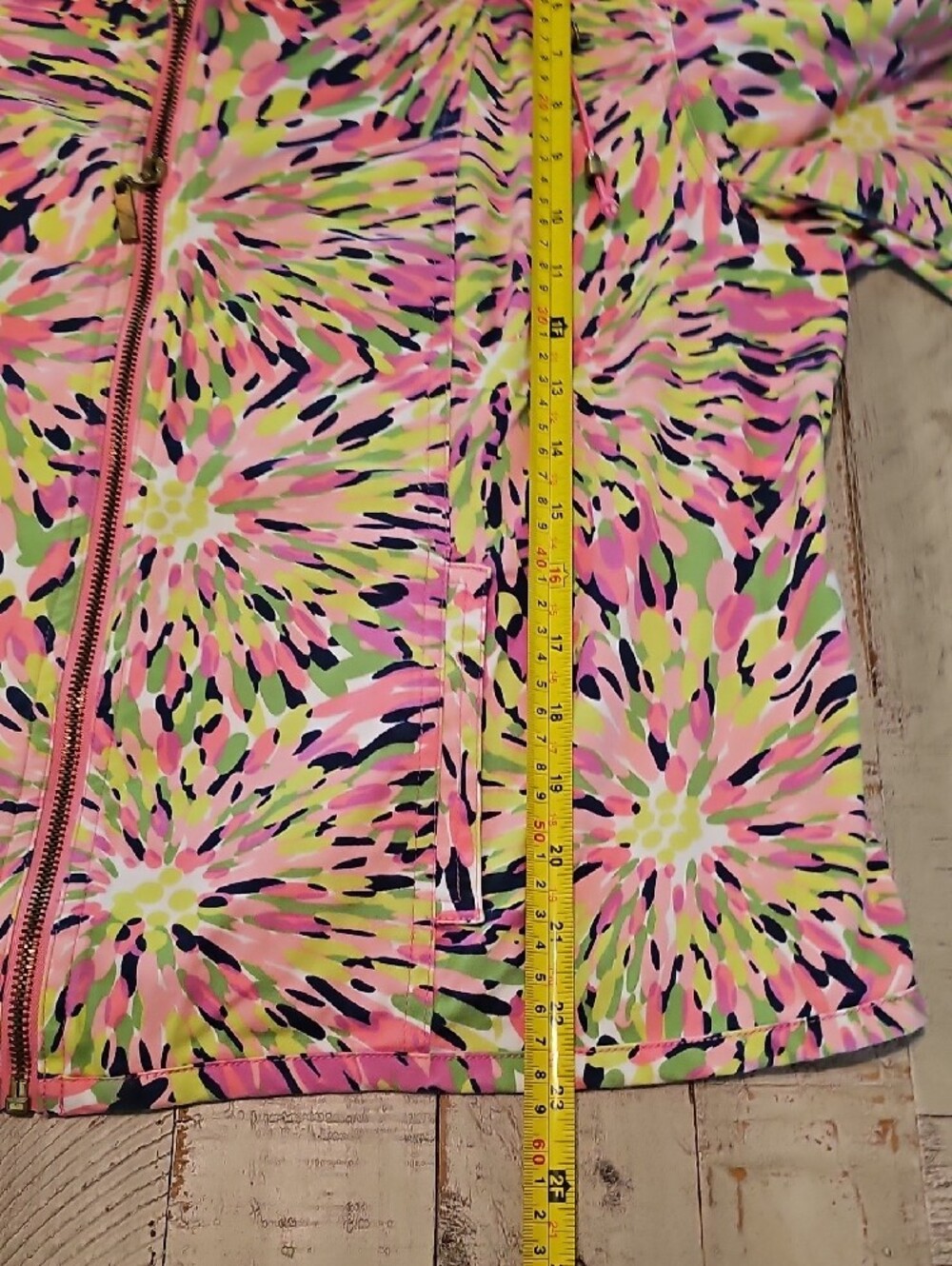 Ruby Rd. Pink Multi Floral Zip Jacket - Picture 7 of 8